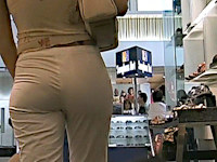 How many hot girls in white sexy pants do you need to voyeur to be turned on? For me one video of pretty chick in tight pants is enough!